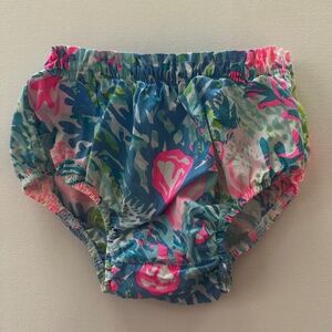 Lilly Pulitzer 18-24 Months Baby Girl Pink Blue Diaper Cover